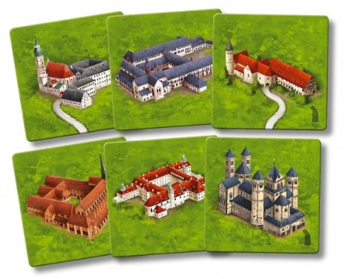 Carcassonne German Monastries mini expansion